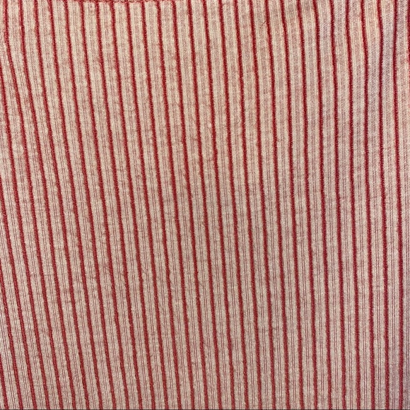 Line & Dot Rib Knit Midi Dress - Picture 4 of 6